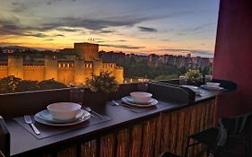 La balconada de la Aljafería